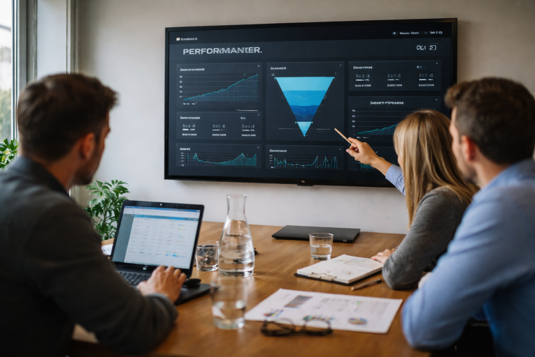Marketing KPI dashboard: sådan bygger du et reelt performance cockpit